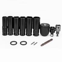 14Pcs Set Electric Impact Wrench Hexs Socket Adapter Kit Drill Chuck Drive Adapter SET for Electric Drill Wrench Screwdrivers kaip parodyta spalva