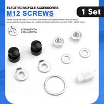 Electric Bike Hub Motor M12/M14/M16 Torque Arm/Shaft Shaft Screw Cap Washer/Spacer/Nut Cover For E-Bike 500-5000 Watt Motors M12 screws