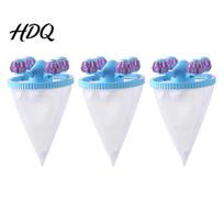Washing Machine Dust Collector 3Pcs Hair Filter Reusable Mesh Bags Pet Remover for Laundry Lint Catcher Machine Washer Dog & Cat Drain Protector mėlyna