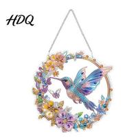 Diamond Art Acrylic Pendant Suncatcher Kit DIY Sun Catcher Craft Window Hanging Decoration Faux Project for Adults Home Decor Relaxing Projects A