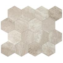 Self-Adhesive Travertine Honeycomb Tile 33X27.5 Cm