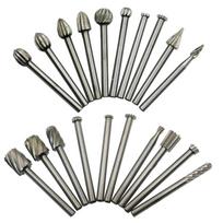 20PCS Rotary Burrs Set Woodworking Excellent Engraving Tool CNC- Engraving Bit 1