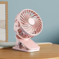 Nešiojamas įkraunamas klipinis ventiliatorius 720° pasukamas pakabinamas ventiliatorius su naktiniu apšvietimu Oro aušintuvas lauko stovyklavimui Ventilador rožinė