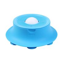 Suction Cup Dog Lick Pad Bowl Non-Slip Base Pet Feeding Bowl Licking Bowl  for Small Puppies mėlyna