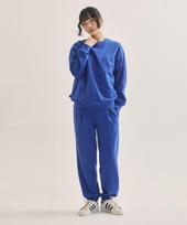 Willy War Studio Cover Stitch Sweatshirt Set [Ultramarine] M
