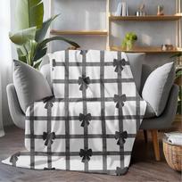 Colorful Checkered Blanket Hoodie Blanket Soft Flannel Baby Blanket Cozy Throw for Adult Kid, Dog Blanket Girl Blanket Gift Size: 75*100cm, Weight: 230 GSM
