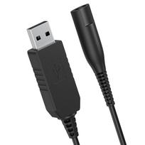 Tobfit 12V Replacement Charger for Braun Shaver, USB Charger Cord for Braun Shaver Series 9 7 6 5 3 1, Razor 3040s 310s 340S 5190cc 5040s 740S 7865