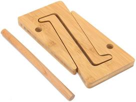 Hot Sale Portable Monitor Stand Riser Mac Book Wooden Bamboo Laptop Stand Computer Stand Holder for Office 24.5 x 21 x 12cm