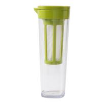 Transparent Beverage Pitcher 1.1L Water Jug Drinkware Cold Water Kettles  Fridge žalia