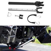 Boat Motor Transom Saver Support Adjustable Length 23 to 35 Inches Heavy Duty Aluminum Composite Head for Trailers