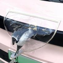 1Pc Transparent EV Car Charging Port Rain Cover Magnetic Waterproof Snowproof Charging Gun Protector Auto Exterior Accessories Regular version A