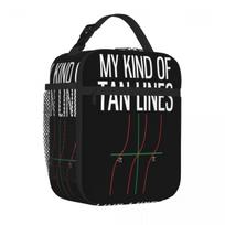Bestselling My Kind Of Tan Lines Math Soft Touch Leakproof Lunch Bag Car Driving Lunch Food Cooler Bag One Size