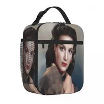Bestselling Maria Felix, Actress Monochrome Commuter Lunch Bag Business Trip Sports Lunch Bag One Size