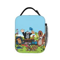 Czech Cartoon Krtek Mole Lunch Bag  Aesthetic Lunch Box For Girls Picnic Portable Cooler Bag Oxford Designer Tote Food Bags One Size