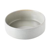 Luxurious Paw-Shaped Anti-Overturning Cat Dog Feeder Bowls Slow Food Bowl Ceramic Wooden Stand Portable Elevated Cervical Spine (Gray,S(250ml)) pilka spalva