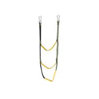 Boat Folding Ladder Rubber Boat 3/4/5 Step Boat Rope Ladder Portable Yacht Boat Side Hanging Ladder Boarding Soft Ladder Green 3 Step