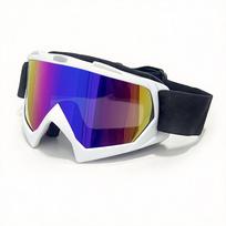 Motorcycle Dirt Bike ATV Racing MX Offroad Half Face Semi-Rimless Goggles Windproof Dustproof Sand-Proof Scratch Resistant Anti