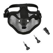 Action Camera  Mask Mount Adjustable Secure Lightweight Action Camera Head Mount for Sports Cycling Use