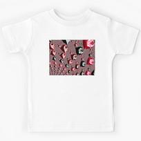 Onyx and Rubies Fractal Twenty Two Kids T-Shirt 150