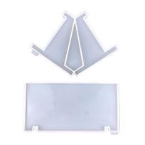 Rectangle Shelf Mold Silicone Display Stand Tray Epoxy Casting Mould DIY Craft M