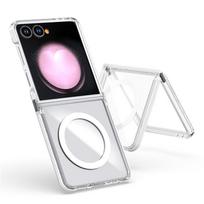 For Samsung Z Flip 7 folding color-saturated magnetic phone case and Galaxy Z Flip 6 anti-drop protective cover Z Fold 6 balta
