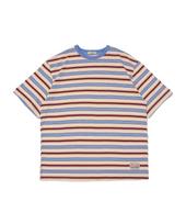 Cargo Bros For Woman Striped Short Sleeve T-Shirt (Blue) Free