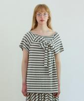 Fun From Fun Lazy Bow Top, Gray Grey/Os