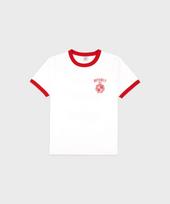 Sporty & Rich Bh Crest Soft Ringer T-Shirt R255Awt028 White/M