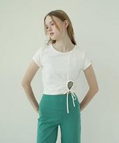 Reina Mora Cut-Out Short Sleeve Baby Powder 2