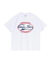 Cargo Bros For Woman American Classic Oval Logo Short Sleeve T-Shirt (White) 2Xl
