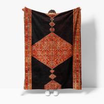 Vintage Moroccan Kilim Rug Traditional Area Carpet Boho Home Decor Bed Mat Cushion Cover 130x180cm Size: 75*100cm, Weight: 230 GSM