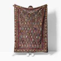 Intricate Ethnic Kilim Rug Handmade Persian Area Rug Bohemian Bed Mat Decorative Floor Carpet Size: 75*100cm, Weight: 230 GSM