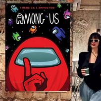 Popular Game A-Among Us Advanced Printing Commercial Advertising Flag Company Party Banner 100X70CM