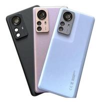 Original for Xiaomi Mi 12 Pro/12s Pro/12s ultra Battery Cover Housing Case  Back Camera Frame+Lens+Sticker For Xiaomi 12 Pro- Without Camera Frame Lens mėlyna