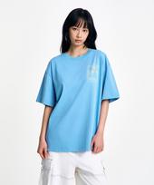 Supra Back Graphic Short Sleeve T-Shirt (Blue) Bks/S