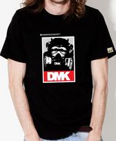 Doldol Dmk_T-Shirts_63 Graffiti Artist Devil Monkey Dmk Character Graphic T-Shirt Short Sleeve T-Shirt Light Gray/L