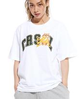 Cream Soda Lab Multi Arc Short Sleeve Tee White Green L