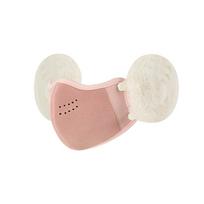 Thermal 2in1 Earmuffs Mask Dust-proof Motorcycle Face Shield Creative Earflap Mask  Men Women rožinė