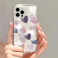Cute Love Heart Phone Case For Iphone 11 Case For Iphone 14 12 11 13 Pro Max Xr Xs Max 6 6s 7 8 Plus Se 2020 Soft Silicon Cover For iPhone 6P 6SP