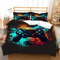 Patalynės komplektas Game Mouse Pattern Antklodės užvalkalas Dvigulei Antklodės Užvalkalas Pagalvės užvalkalas Namų patalynės komplektas AUKing Namų dekoravimas Baby 100x135cm