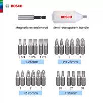 Bosch 25 vnt. elektrinio atsuktuvo antgalių rinkinys, kombinuotas rinkinys, lydinio plienas, atsparus smūgiams, 25 mm skersmens, atsuktuvo priedai