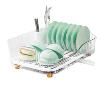 Dish Drying Rack Multipurpose Large Capacity Detachable Space Saving Drain Holes Sink Drying Rack fo