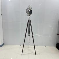Spotlight Studio Floor Lamp Wood Tripod With Steel Lightings Decorative