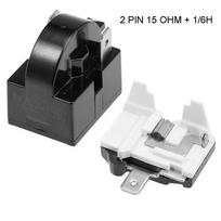 Mažo dydžio maitinimo apsaugos įrangos paleidimo relė 2 Pin 15 Ohm + 1/6H