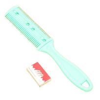 Double Sided Magic Blade Comb Barbers Hair Cut Styling Razors Hairdressing Tools žalia