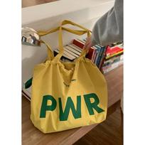 Casual nylon bag Lazy wind tote bag Women's 2025 letter shoulder bag Large capacity canvas bag
