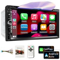 CarPlay Android Auto Automobilio DVD lietimui jautrus ekranas Automobilio stereosistemos su palaikymu Veidrodis AUX Automobilio radijo imtuvas ir grotuvas, 2 din 7 colių Bluetooth, Link, SWC, RDS,