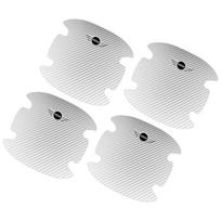 4 vnt. Automobilio durų rankenų apsaugos lipdukas emblema automobilio stilius Mini Cooper One S Clubman R50 R53 R56 R60 F55 F56 R57 R58 R59 balta