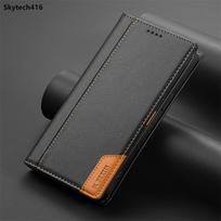 For Iphone  7 8 11 12 13 Mini 14 15 Pro Plus SE 2 3 2020 2022 X XS XR Max Leather Case Flip High Quality Card Slot Bracket Wallet Cover Casing Iphone 7/8 juoda