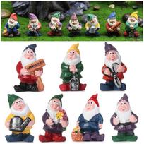 Cartoon Micro Landscape Moss Terrarium Desktop Decoration Miniature Dwarfs Statue Mini Gnome Figurines Fairy Garden Gnomes type 6